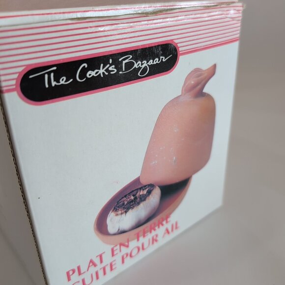 The Cook's Bazaar Terra Cotta Garlic Roaster New - Open Box - Picture 3 of 8